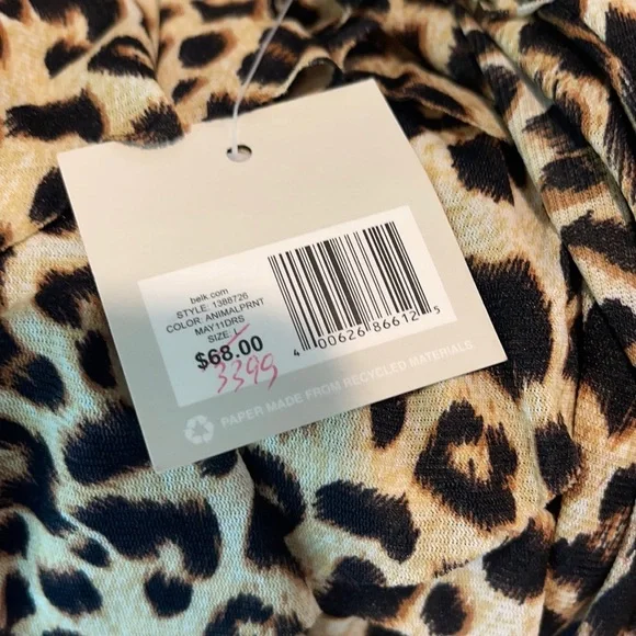 Madison Cheetah Print Dress - Picture 5 of 11